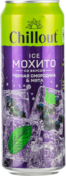 Изображение Напиток газ Чиллаут Айс мохито Аквалайф ж/б, 0,45 л