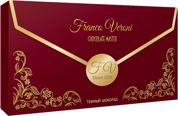 Изображение Шоколад г.Краснодар Франко Верони горький 54% Звезда Кубани кор, 95 г