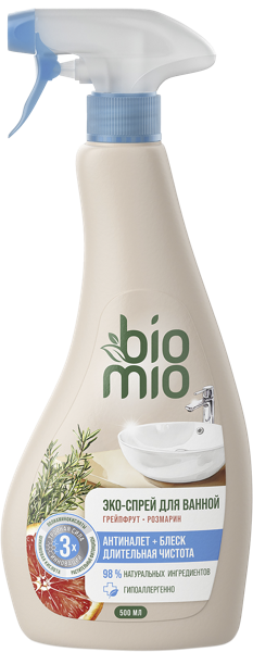 Изображение Спрей для ванной Биомио грейпфрут розмарин Капелла п/у, 500 мл
