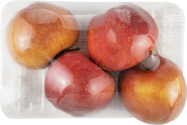 Изображение Фрукт сорт джеромин яблоко калибр 70+ Краснодарский край подложка, 4 шт