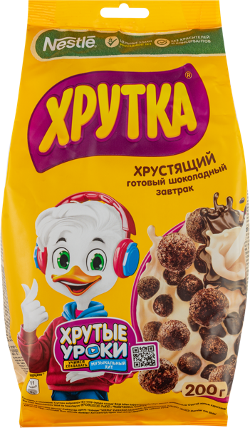 Изображение Готовый завтрак Хрутка шарики шоколадные Сириал Партнерс Рус м/у, 200 г