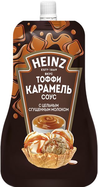 Изображение Соус десертный Хайнц тоффи карамель Петропродукт м/у, 200 г
