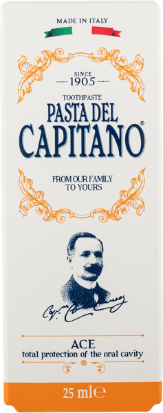 Изображение Зубная паста комплесн защита Дель капитано 1905 витамины АСЕ Фармасьютичи к/у, 25 мл