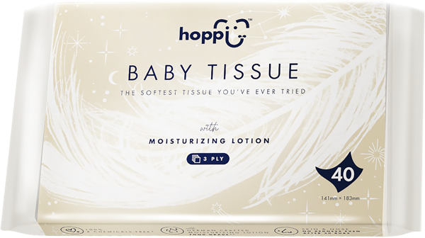 Изображение Салфетки влажные детские Хоппи с увлажн лосьоном Нэйчеркер Косметикс м/у, 40 шт