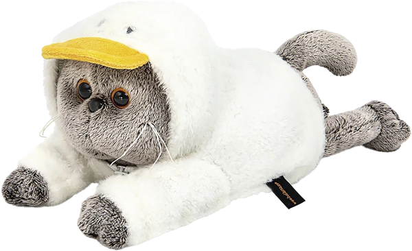 Изображение Мягкая игрушка 19см Будибаса басик в худи гусик МПП ООО , 1 шт