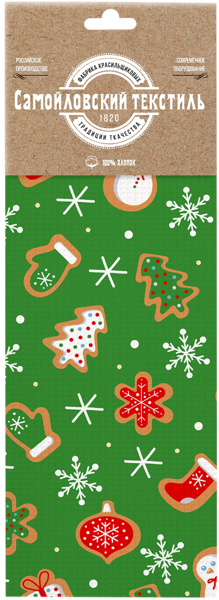 Изображение Полотенце 45*60см для кухни Самойловский текстиль имбирная сказка Нордтекс , 1 шт