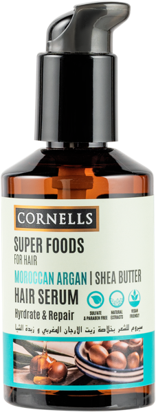 Изображение Сыворотка для всех типов волос Корнеллс масло ши увлажняющая Премьер косметикс п/у, 165 мл