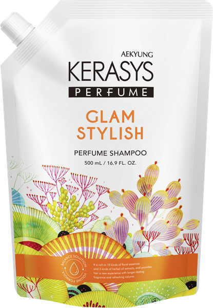 Изображение Шампунь для всех типов волос Керасис Парфюм Гламур сияние объем запаска Экён м/у, 500 мл
