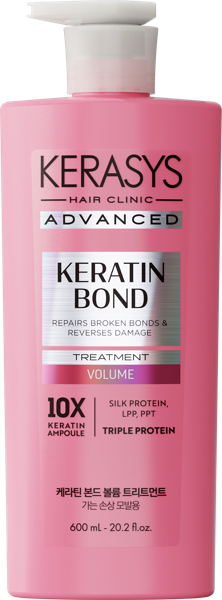 Изображение Бальзам для всех типов волос Керасис Эдванс Кератин Бонд объем с коллагеном Экён п/у, 600 мл