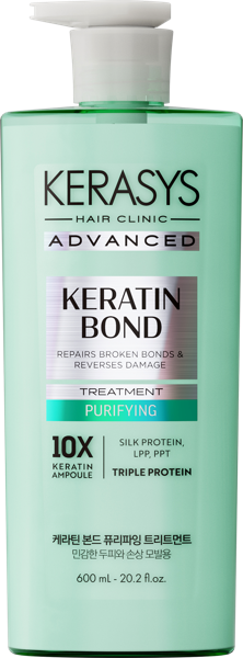 Изображение Бальзам для поврежд волос Керасис Эдванс Кератин Бонд восстановление Экён п/у, 600 мл