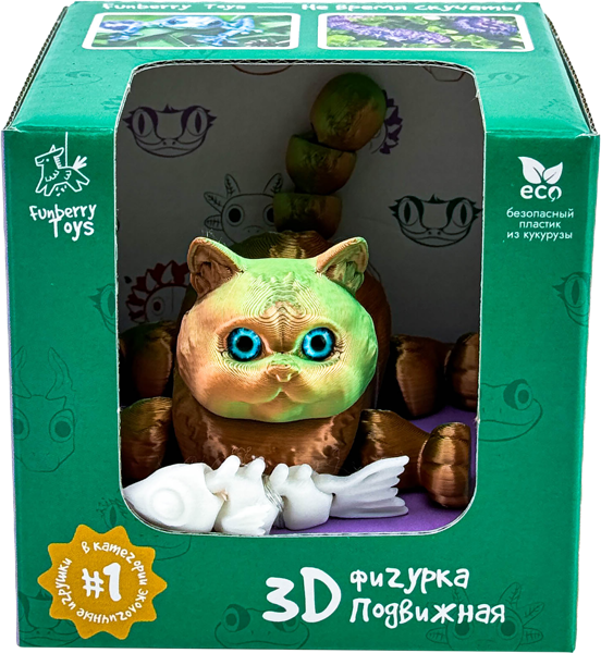 Изображение Фигурка антистресс Фанберри тойз кот морис Фанберри Тойз ООО к/у, 1 шт