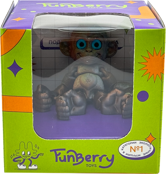 Изображение Фигурка антистресс Фанберри тойз малыш шимпанзе Фанберри Тойз ООО к/у, 1 шт