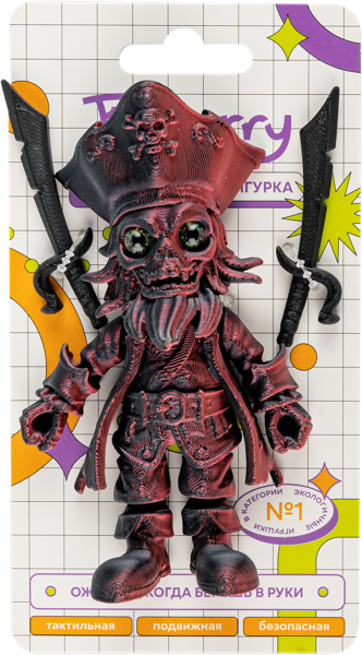 Изображение Фигурка антистресс Фанберри тойз скелет пирата стид Фанберри Тойз ООО к/у, 1 шт