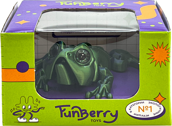 Изображение Фигурка антистресс Фанберри тойз лягух ням Фанберри Тойз ООО к/у, 1 шт