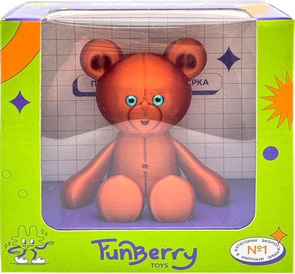 Изображение Фигурка антистресс Фанберри тойз медведь тедди Фанберри Тойз ООО к/у, 1 шт