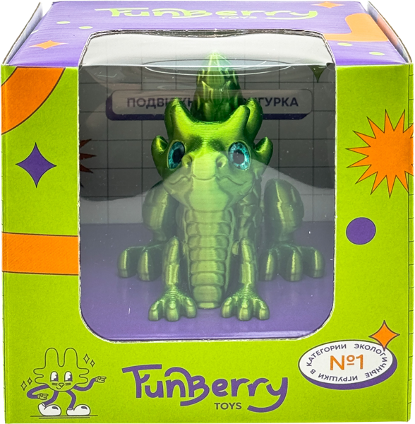 Изображение Фигурка антистресс Фанберри тойз малыш дракон Фанберри Тойз ООО к/у, 1 шт
