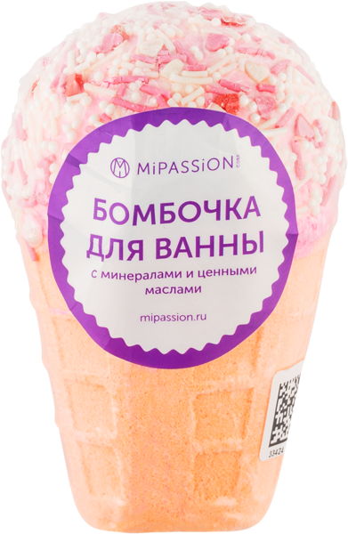 Изображение Гейзер для ванны мороженое Мипэшн яркий лед Мипэшн ООО м/у, 110 г