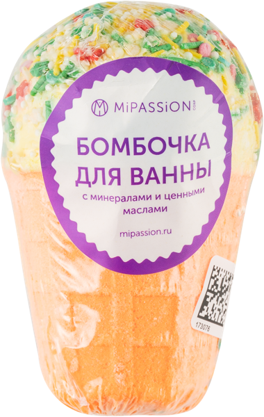 Изображение Гейзер для ванны мороженое Мипэшн цитрусовый лед  Мипэшн ООО м/у, 110 г