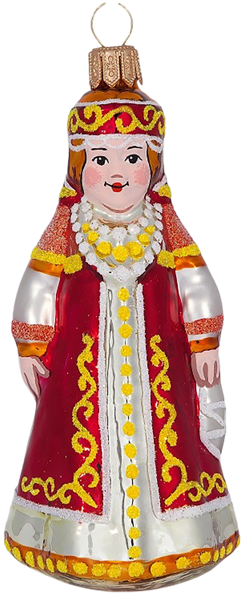 Изображение Фигурка Фольклор стекло Ёлочка С1719 Клинская игрушка к/у, 1 шт