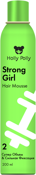 Изображение Мусс для волос Холли полли супер объем и фиксация Аэрофа ж/б, 200 мл
