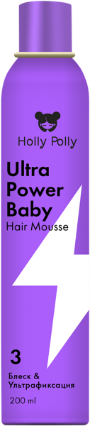 Изображение Лак для волос Холли полли блеск и ультрафиксация Аэрофа ж/б, 250 мл