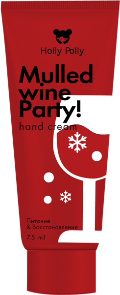 Изображение Крем для рук питательный Холли полли вечеринка с глинтвейном Фэмили Косметик п/у, 75 мл