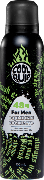 Изображение Антиперспирант мужской Кул рул взрывная свежесть Аэрофа ж/б, 150 мл