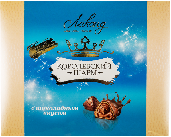 Изображение Конфеты вафельные Королевский Шарм с шоколадной начинкой Лаконд кор, 235 г