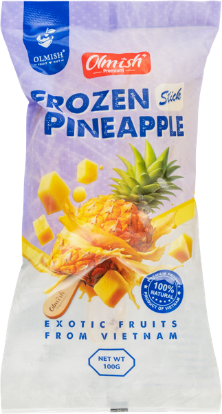 Изображение Фрукт замороженный Олмиш Ананас на палочке Олмиш Азия Фуд м/у, 100 г