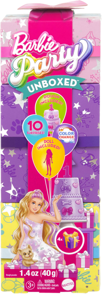 Изображение Кукла лиловая Барби день рождение питомца Маттэл к/у, 1 шт