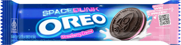 Изображение Печенье Орео клубничный крем Мондэлис м/у, 110,4 г