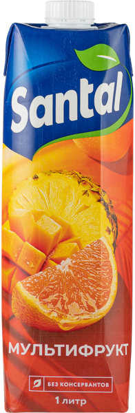 Изображение Нектар Сантал мультифрукт Пармалат т/п, 1 л