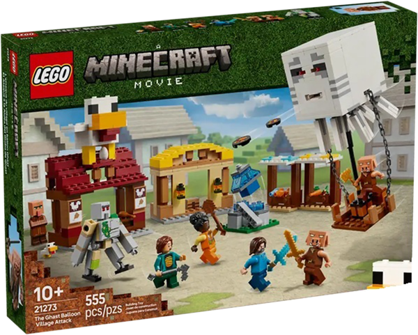 Изображение Конструктор с 10 лет 21273 Лего майнкрафт нападение на деревню Лего к/у, 1 шт