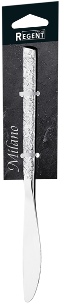 Изображение Нож столовый Регент инокс милано нерж сталь Регент Рус карт/уп, 2 шт
