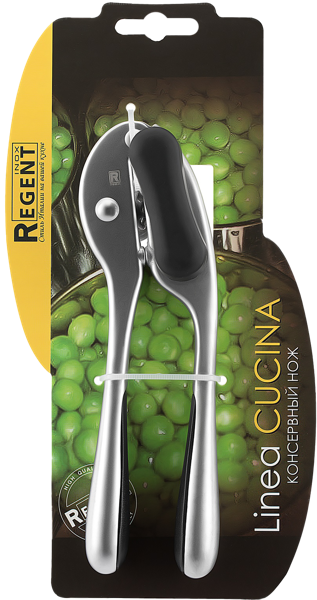 Изображение Нож 15,5см для консервов Регент инокс кучина матовый Регент Рус , 1 шт