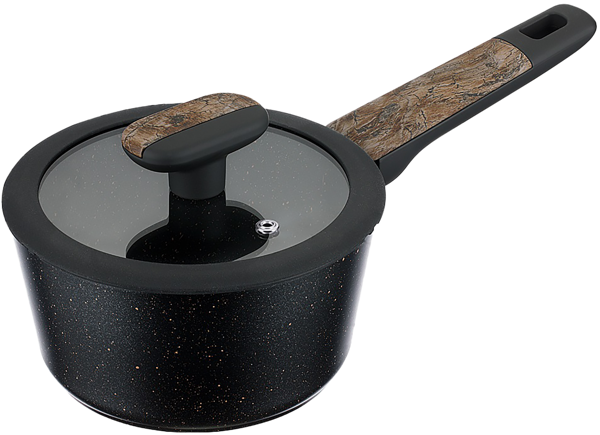 Изображение Ковш 1,3л индукция Регент инокс альберо с крышкой Регент Рус кор, 1 шт