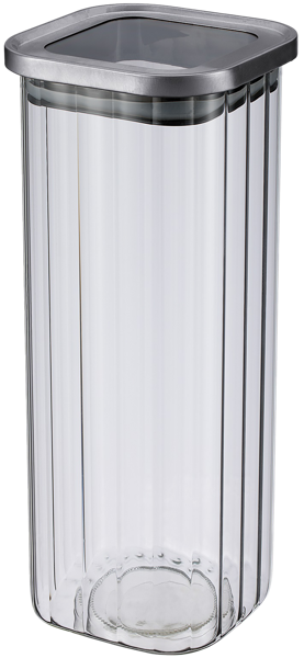 Изображение Банка 1,9л для сыпучих Регент инокс деско серая Регент Рус кор, 1 шт