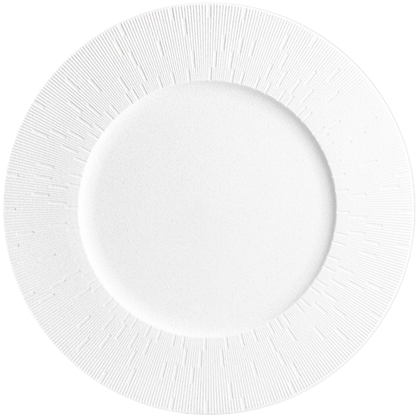 Изображение Тарелка 26,5см обеденная Эспрадо баркод белая фарфор Эспрадо м/у, 1 шт