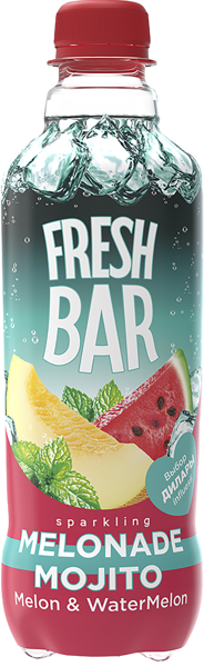Изображение Напиток газ Фреш Бар дыня арбуз мохито ГФД п/б, 0,48 л