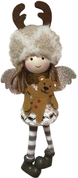 Изображение Елочное украшение 19см Мэджик Тайм лесная фея Феникс-Презент , 1 шт