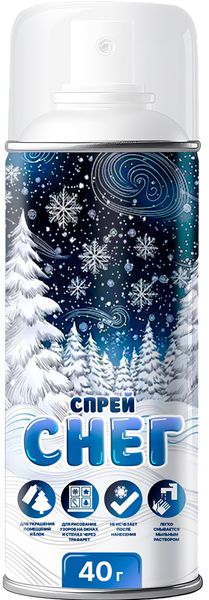 Изображение Снег нетающий в спрее Мэджик Тайм белый Феникс-Презент ж/б, 40 г