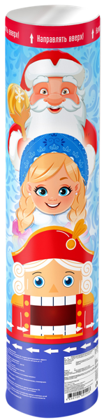 Изображение Хлопушка 20см пневматическая Мэджик Тайм с пожеланием Феникс-Презент , 1 шт