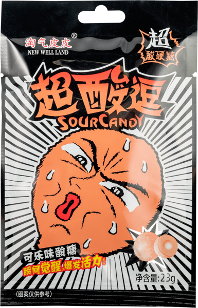 Изображение Леденцы кислые Саур Кэнди кола Нью Уэлл Лэнд м/у, 23 г