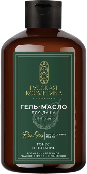 Изображение Гель масло для душа Русская косметика тонус и питание Русская косметика п/у, 400 мл