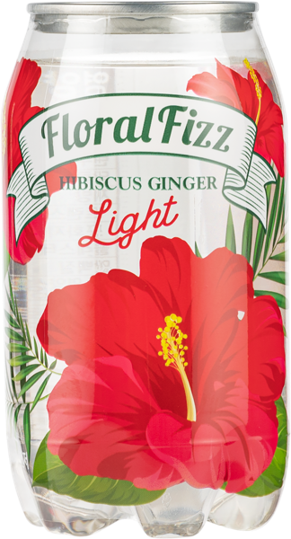 Изображение Напиток газ Блин Бустер флорал физ гибискус имбир ОКФ Корпорейшн п/б, 0,35 л