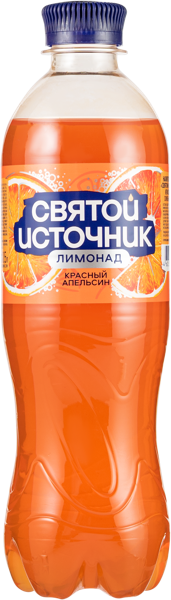 Изображение Напиток Святой Источник красный апельсин Завод Святой Источник п/б, 0,5 л