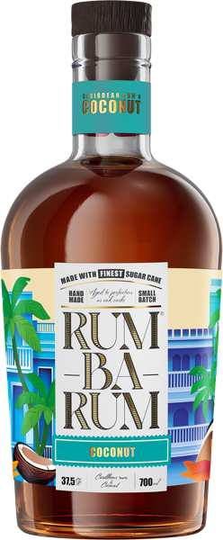 Изображение Ром 37,5% Румбарум кокос Омсквинпром с/б, 0,7 л