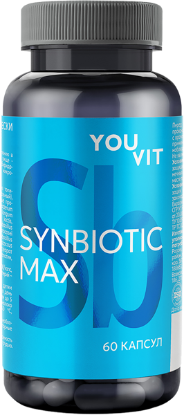 Изображение Синбиотик Ювит мах 350 мг Мирролла п/б, 60 шт
