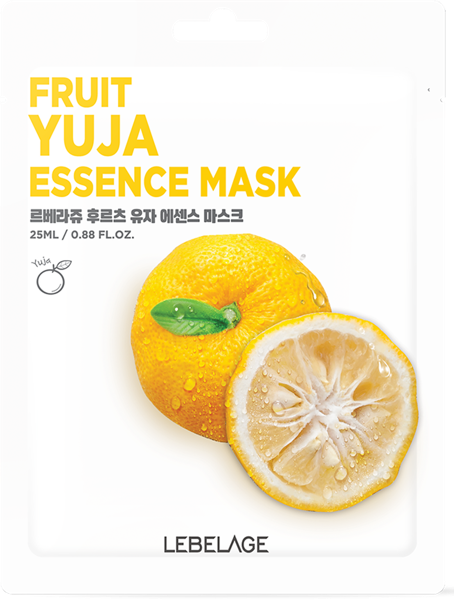 Изображение Маска для лица освежающая Лебелаж цитрус юдзу Корея Си энд Би м/у, 1 шт
