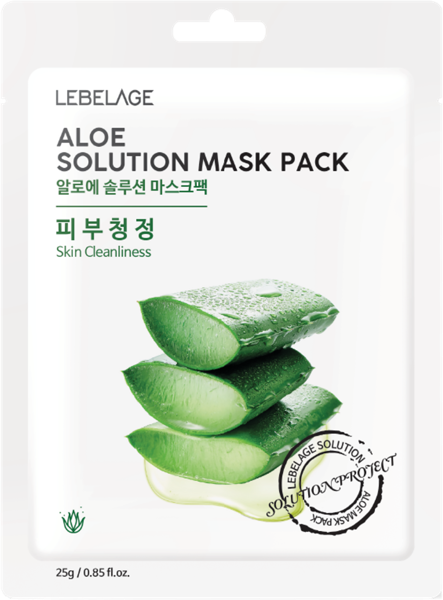 Изображение Маска для лица защитная Лебелаж экстракт алоэ Корея Си энд Би м/у, 1 шт